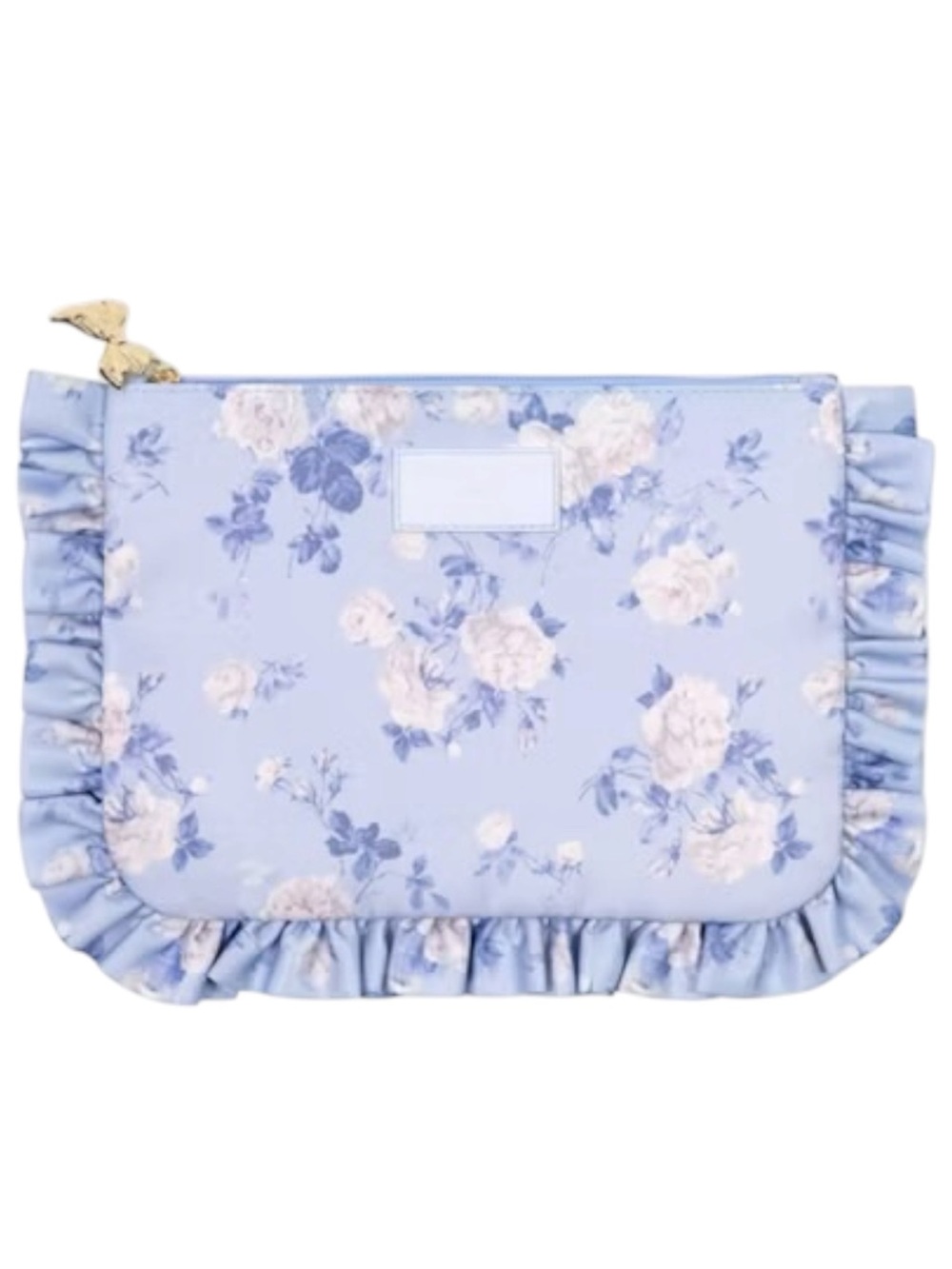 LoveShackFancy x Target - Yoobi Everblooming Rosettes Flat Zip Pencil Case NWT
